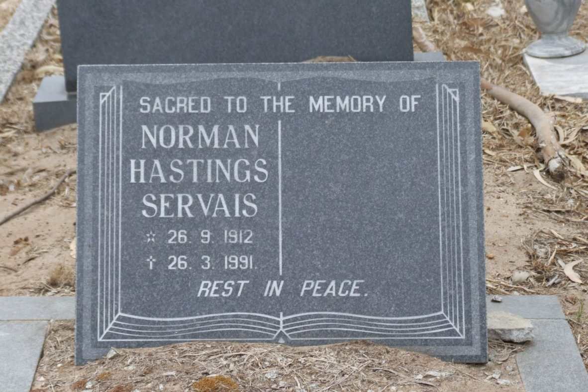 SERVAIS Norman Hastings 1912-1991