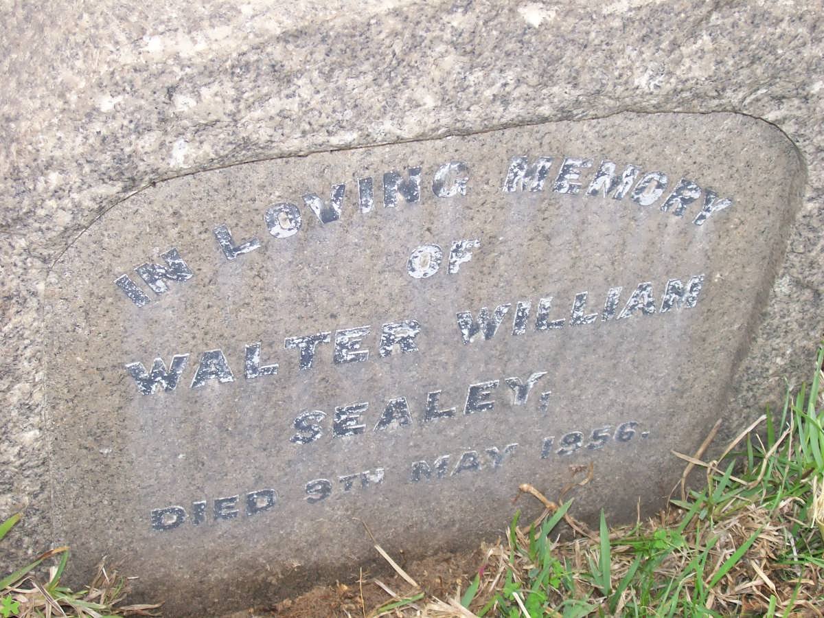 SEALEY Walter William -1956