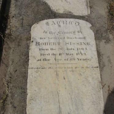 SISSING Robert 1804-1873