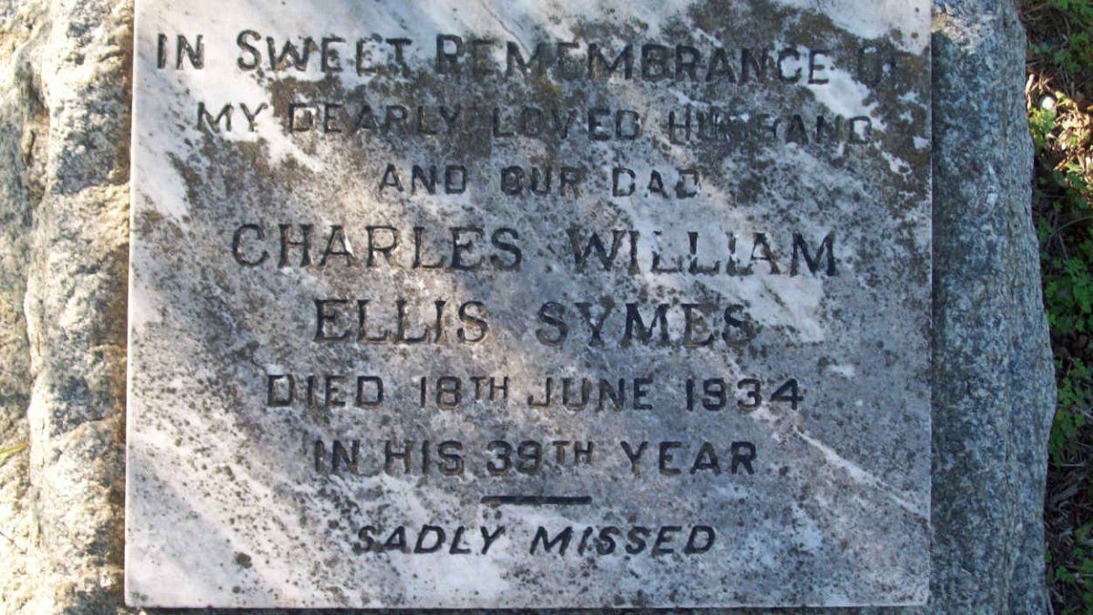SYMES Charles William Ellis -1934