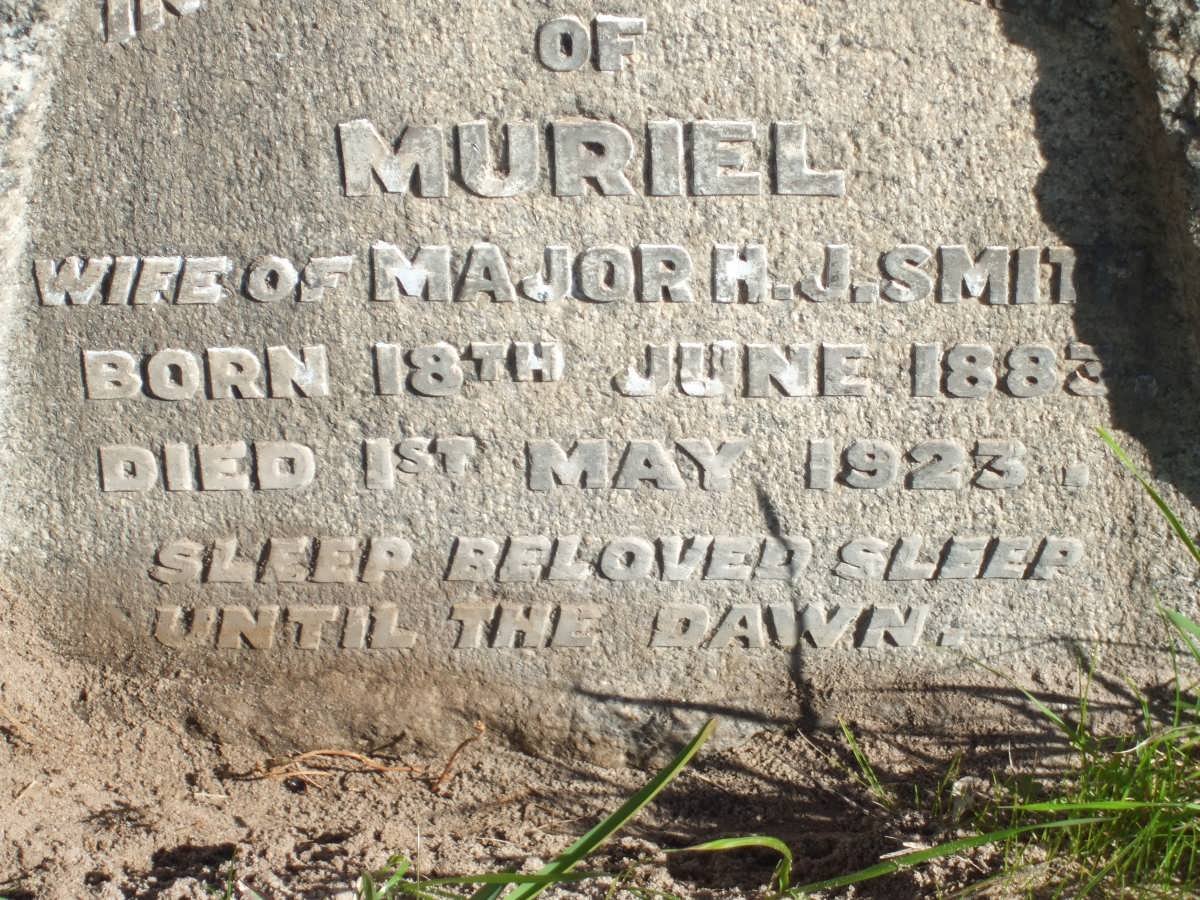 SMITH Muriel 1883-1923