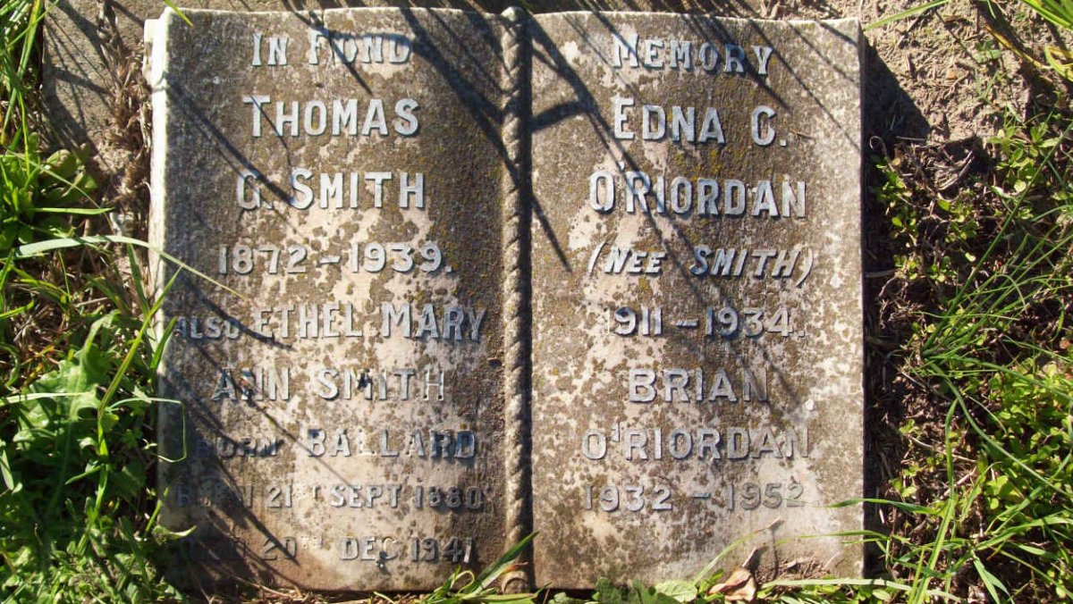 SMITH Thomas G. 1872--1939 