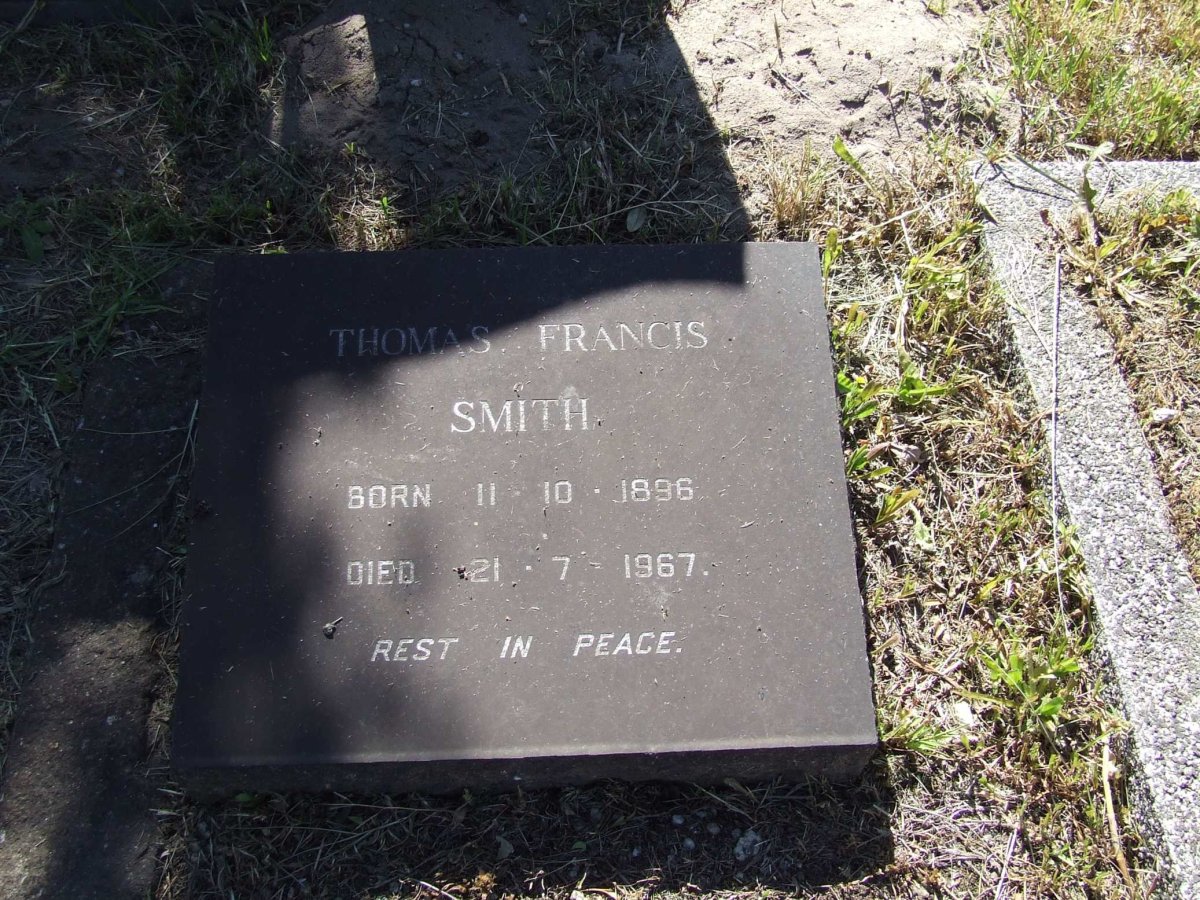 SMITH Thomas Francis 1896-1967