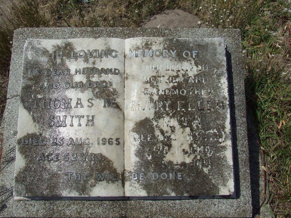 SMITH Thomas M. -1965 &amp; Mary Ellen McNEIL 1910-198?