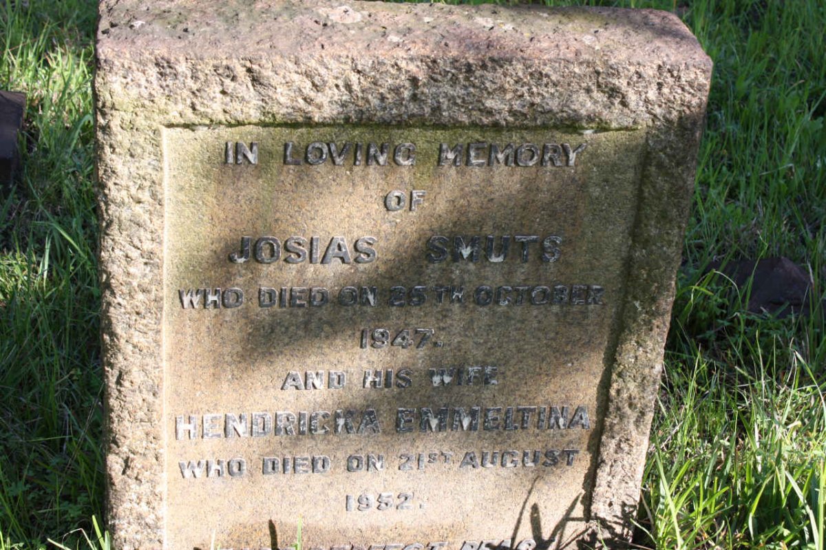 SMUTS Josias -1947 &amp; Hendricka Emmeltina -1952