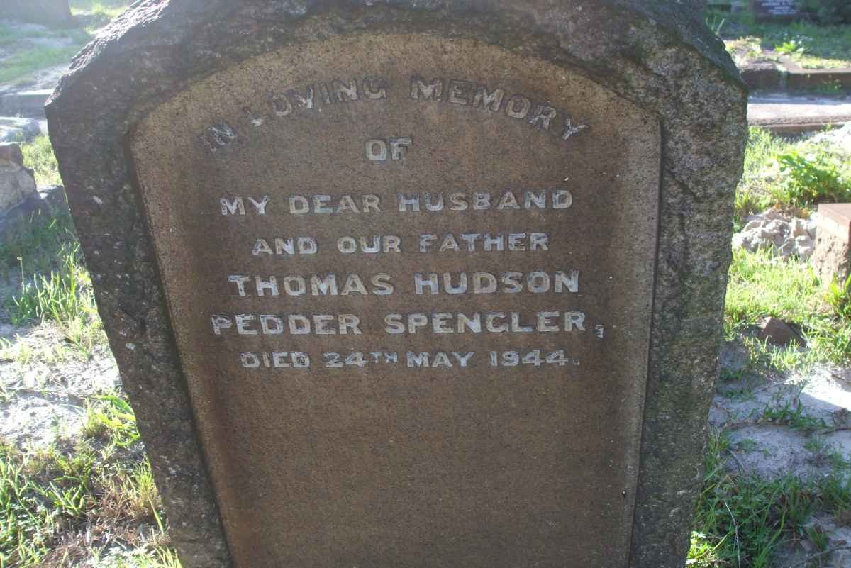 SPENGLER Thomas Hudson Pedder -1944