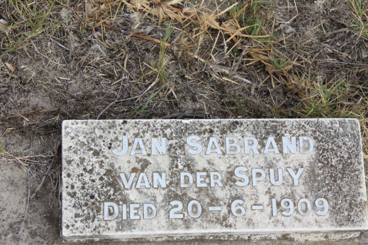 SPUY Jan Sabrand, van der-1909