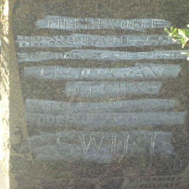 SWIFT Cecilia Jane 1936-1957