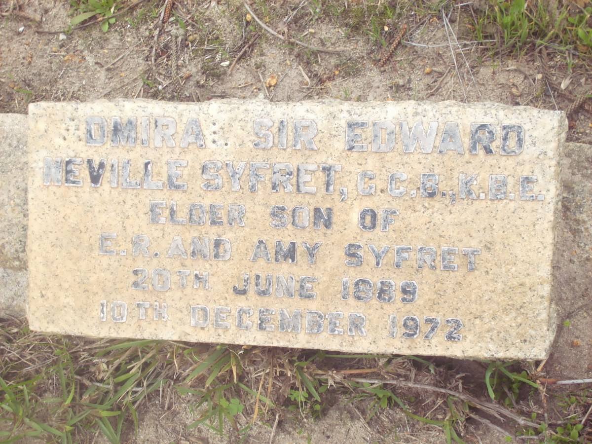 SYFRET Edward Neville 1889-1972