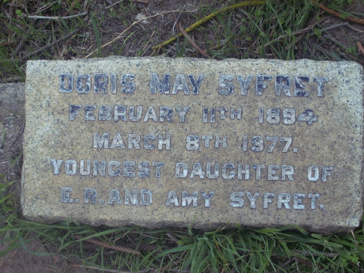 SYFRET Doris May 1894-1977