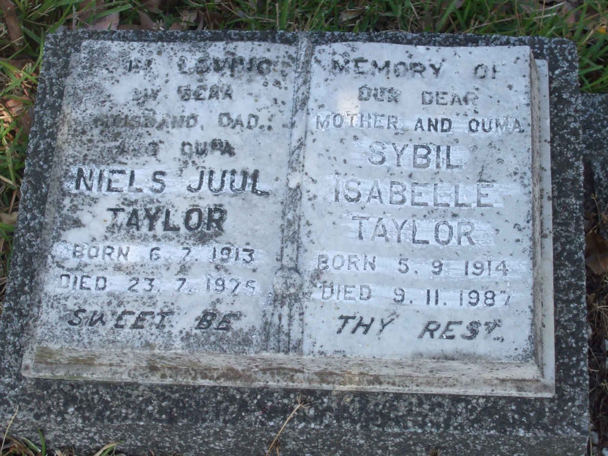 TAYLOR Niels Juul 1913-1975 &amp; Sybil Isabelle 1914-1987