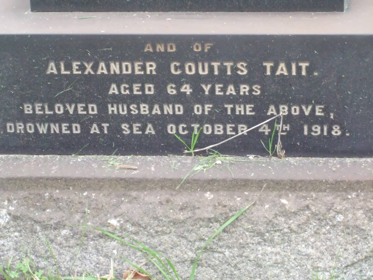 TAIT Alexander Coutts -1918