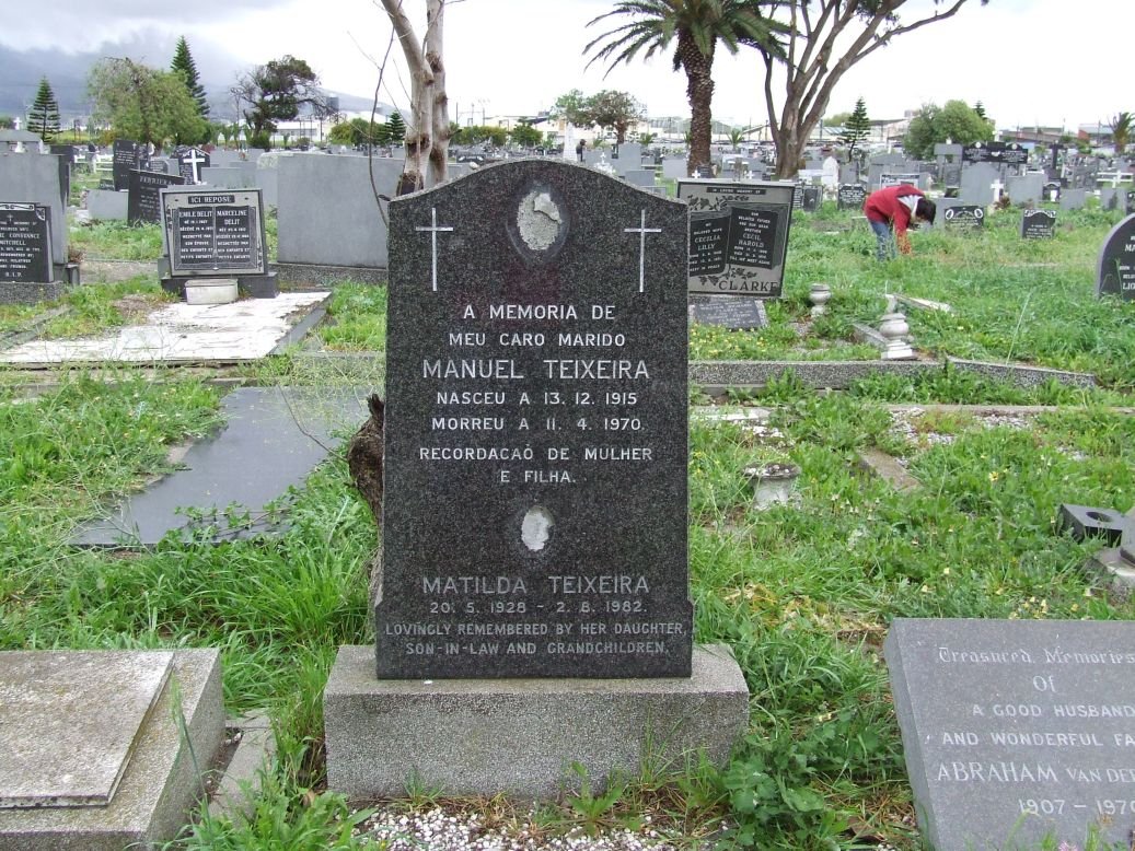 TEIXEIRA Manuel 1915-1970 &amp; Matilda 1928-1982