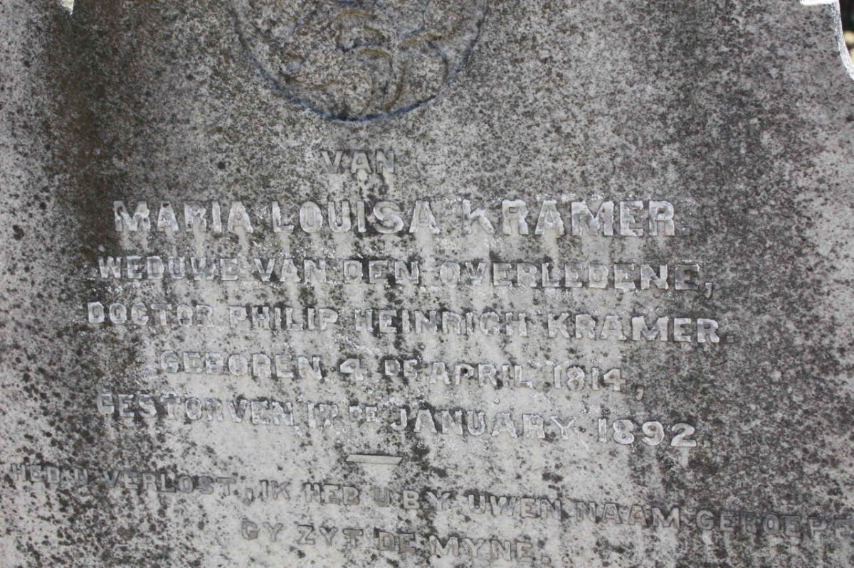 KRAMER Maria Louisa 1814-1892