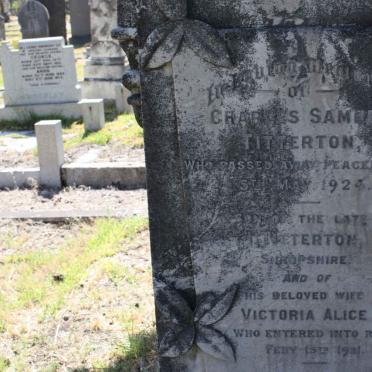 TITTERTON Charles Samuel -1924 &amp; Victoria Alice 1931