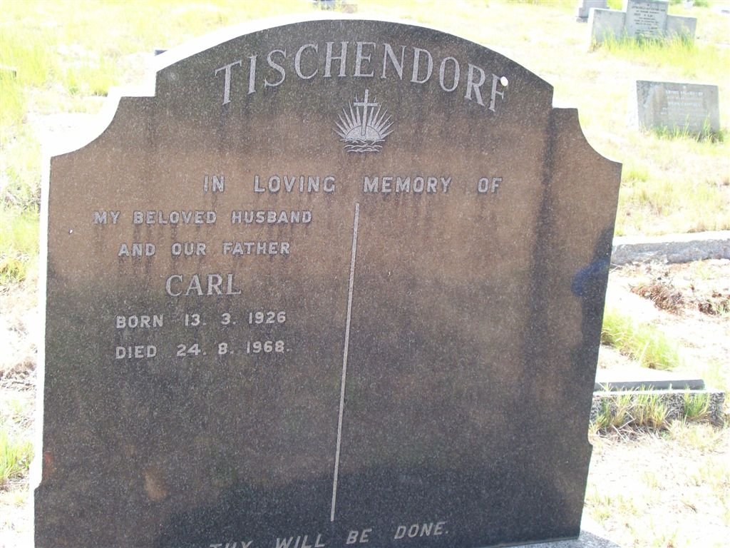 TISCHENDORF Carl 1926-1968