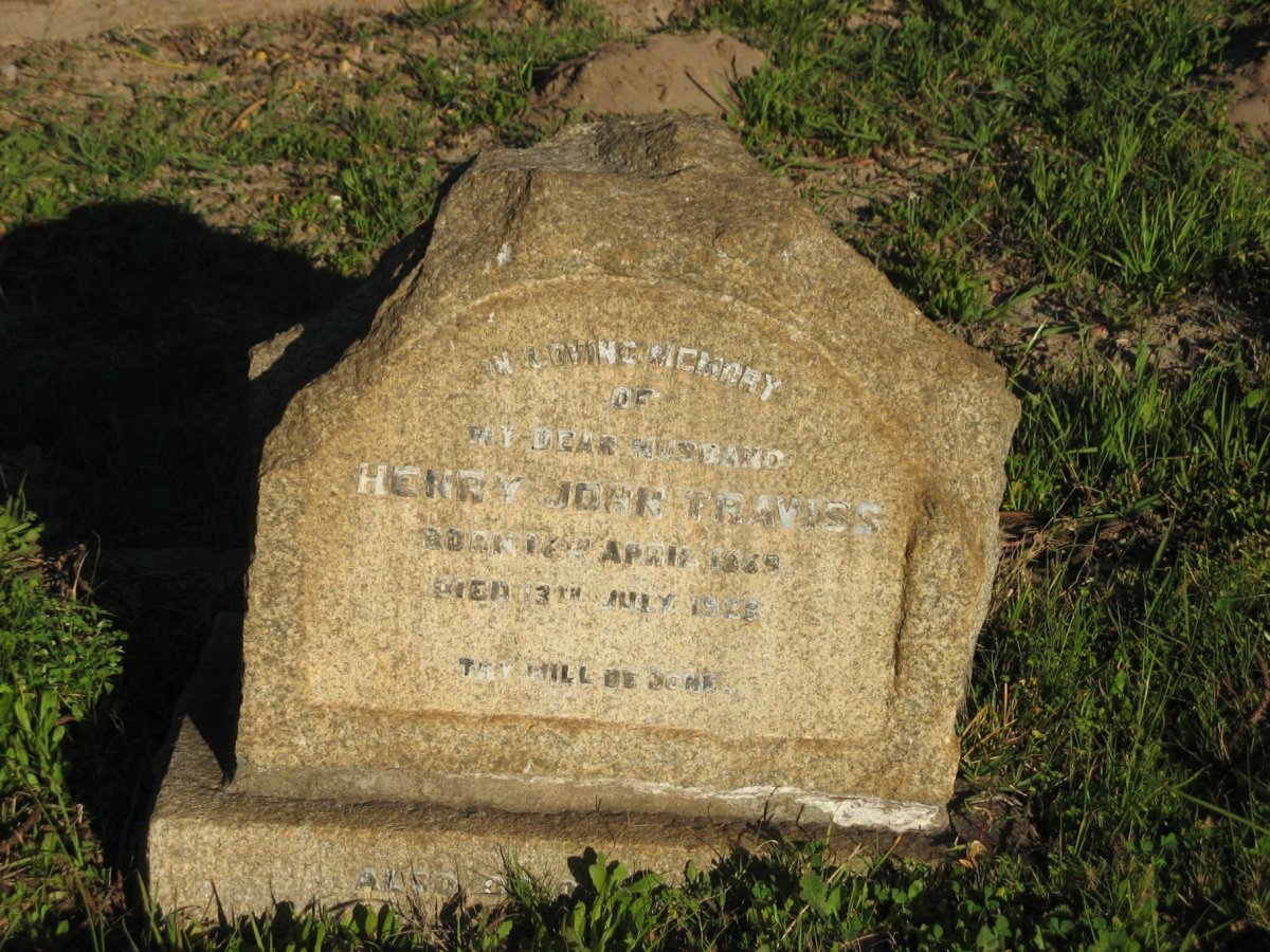 TRAVISS Henry John 1869-1928