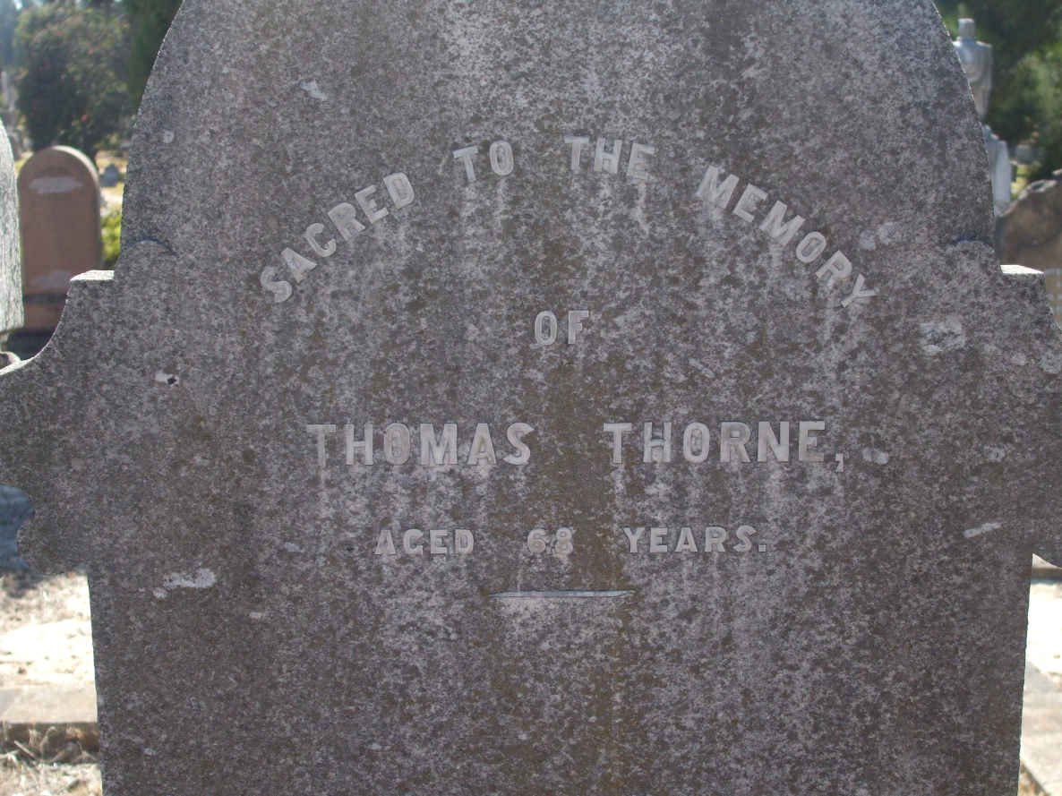 THORNE Thomas