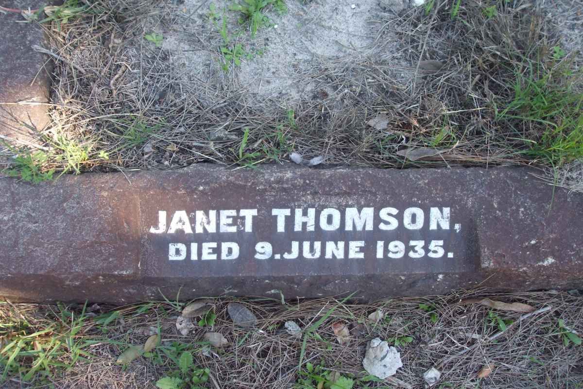 THOMSON Janet -1935
