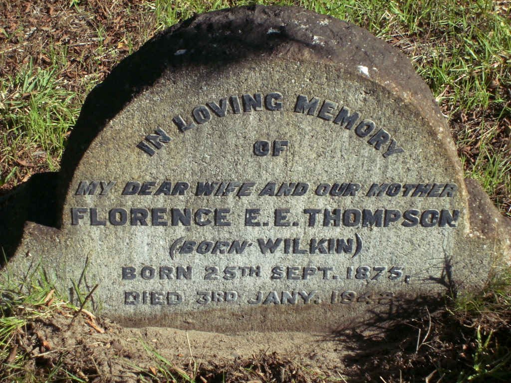 THOMPSON Florence E.E. nee WILKIN 1875-1942