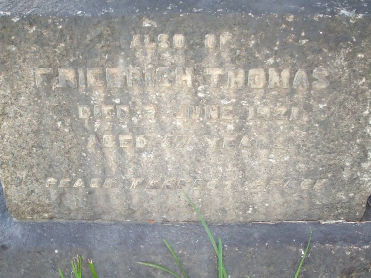 THOMAS Friedrich -1921