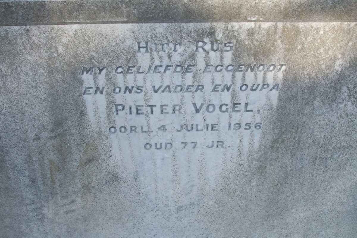 VOGEL Pieter -1956