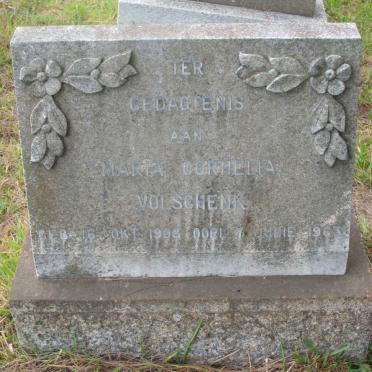 VOLSCHENK Maria Cornelia 1908-1963