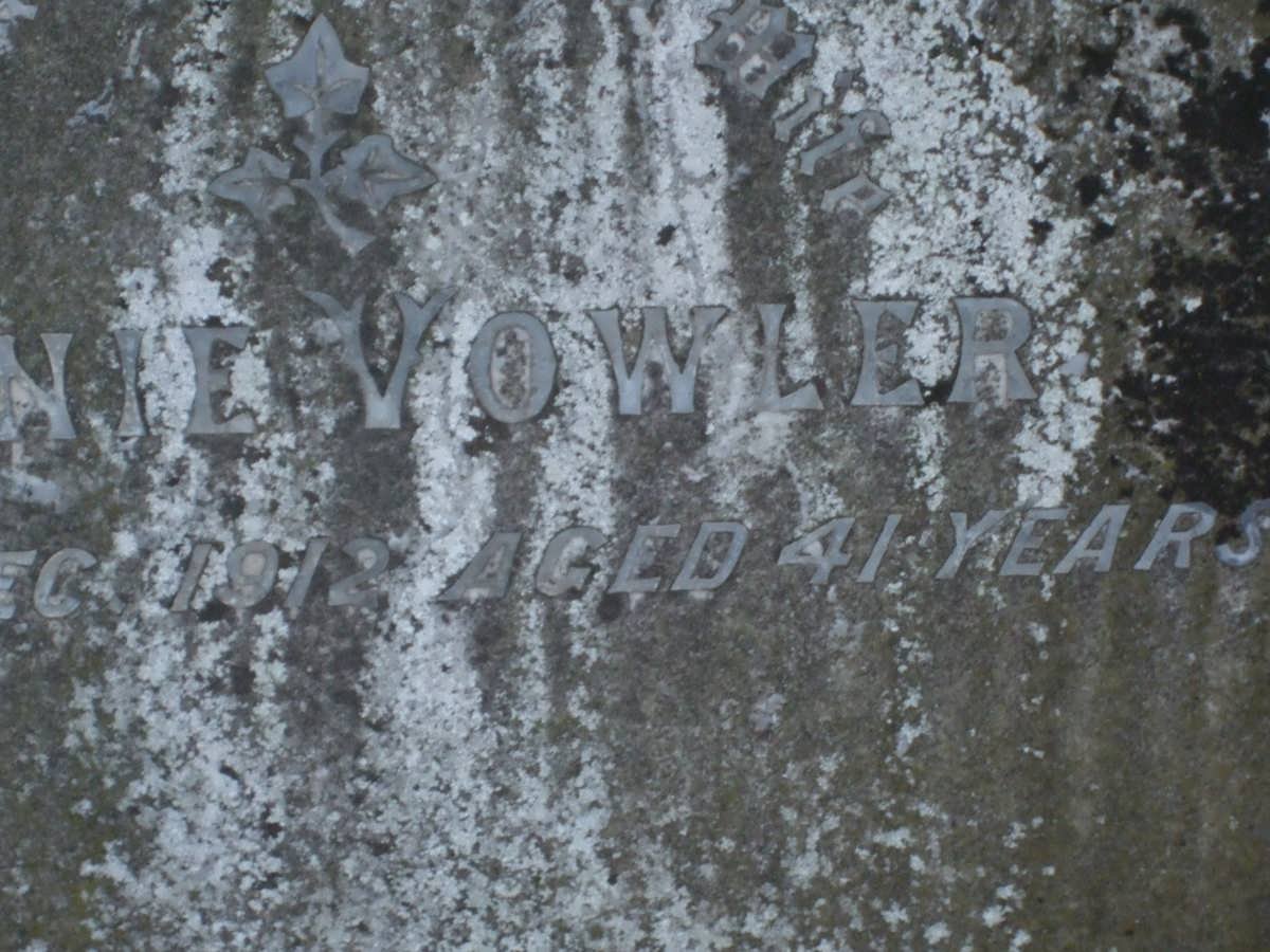 VOWLER Minnie -1912