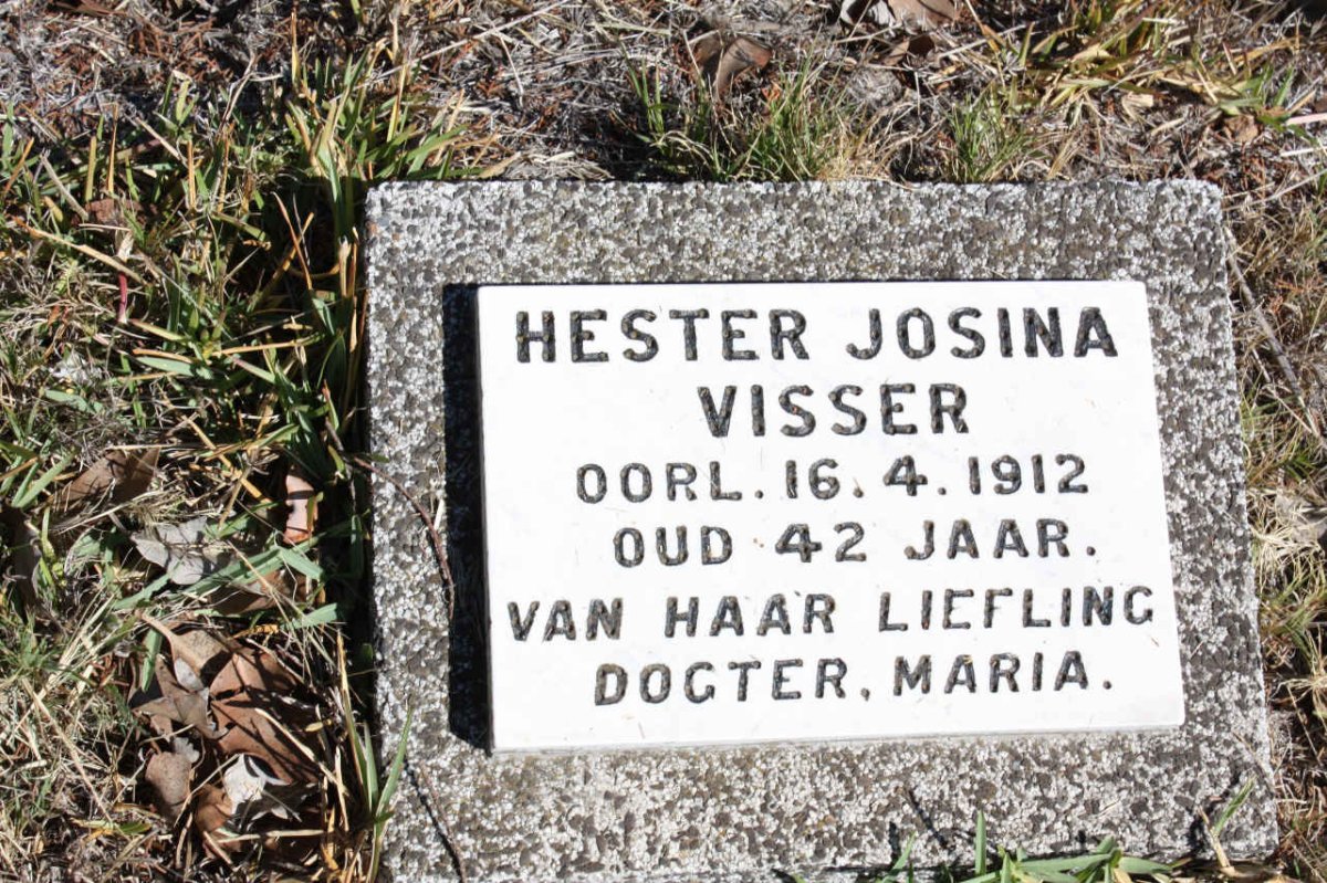 VISSER Hester Josina -1912