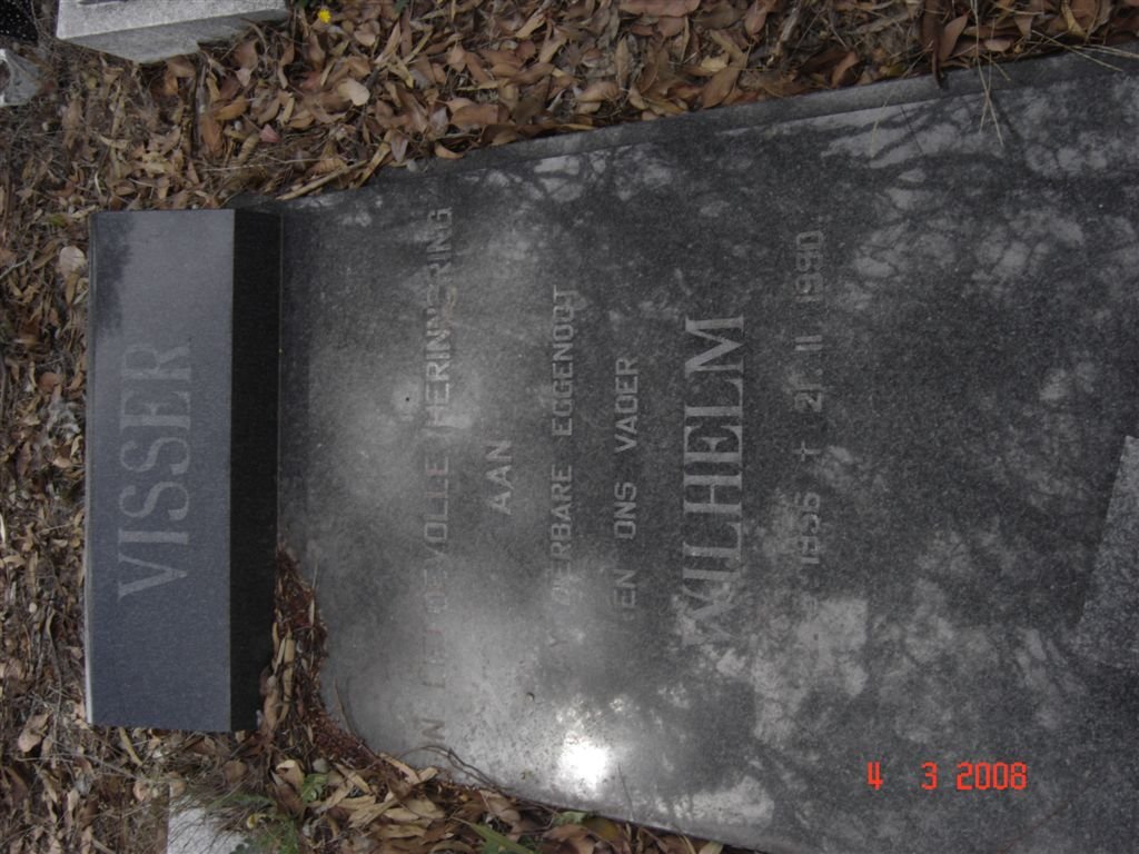 VISSER Wilhelm 1956-1990