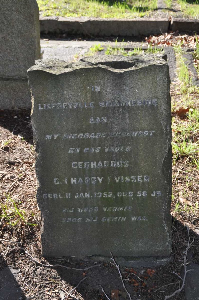 VISSER Gerhardus G. -1952