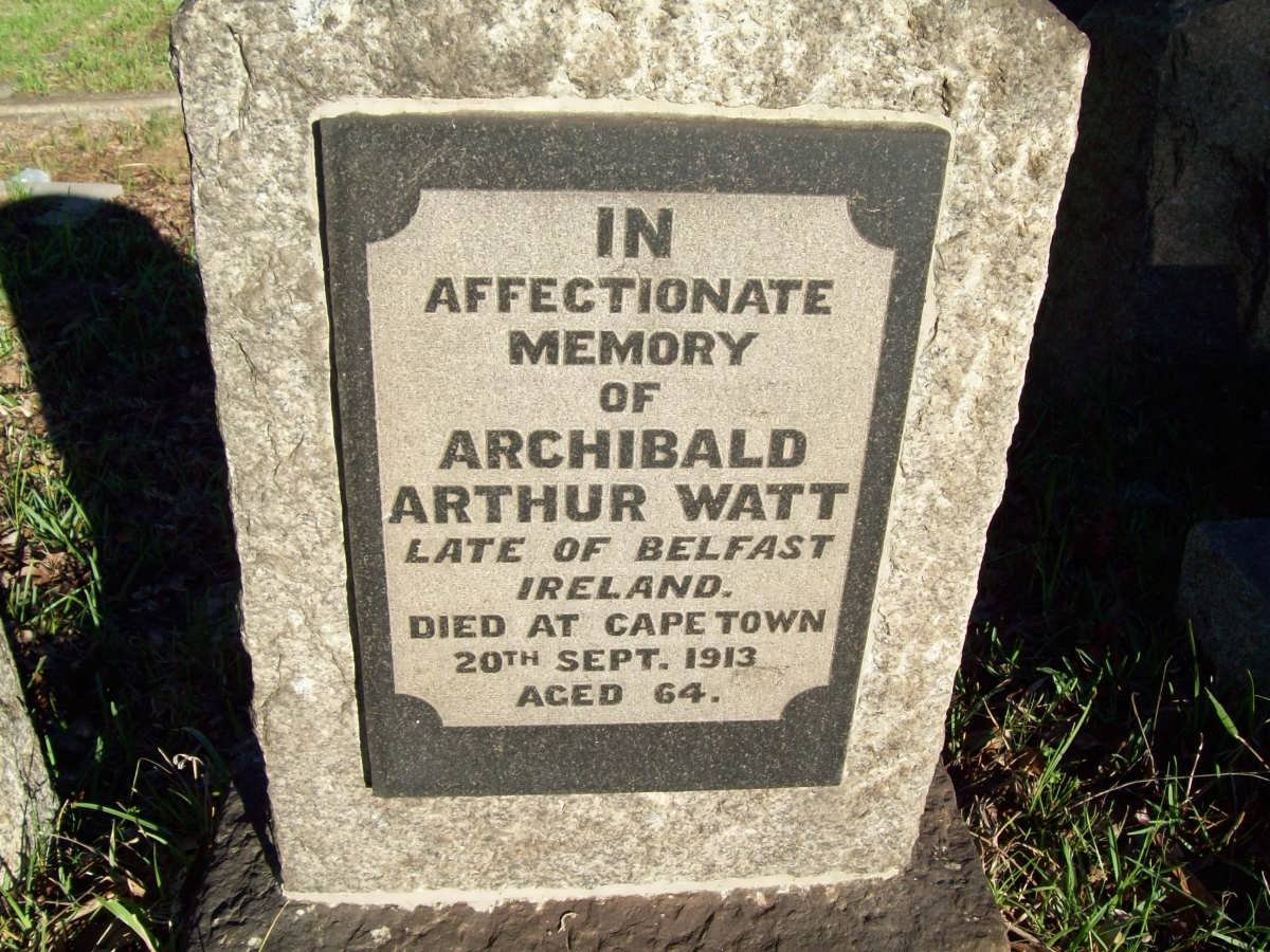 WATT Archibald Arthur -1913