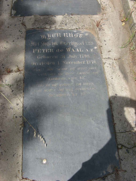 WAAL Peter, de 1798-18??