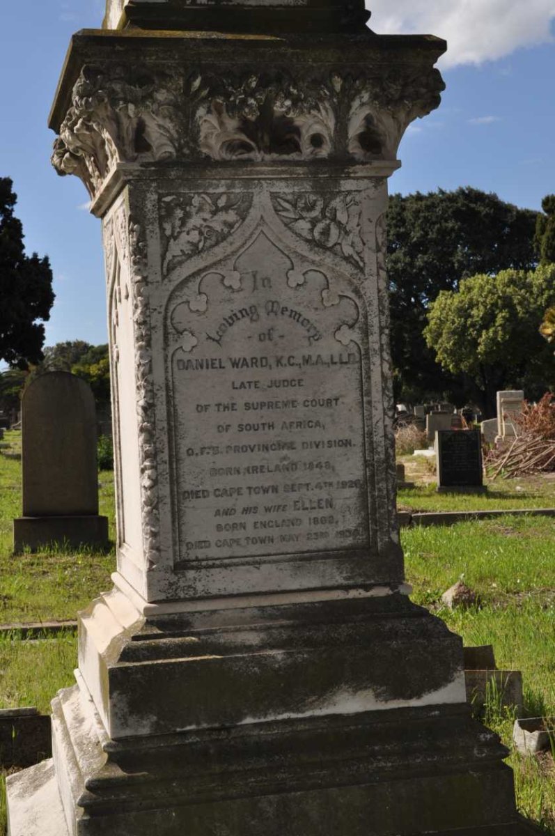 WARD Daniel 1848-1926 &amp; Ellen 1862-1934