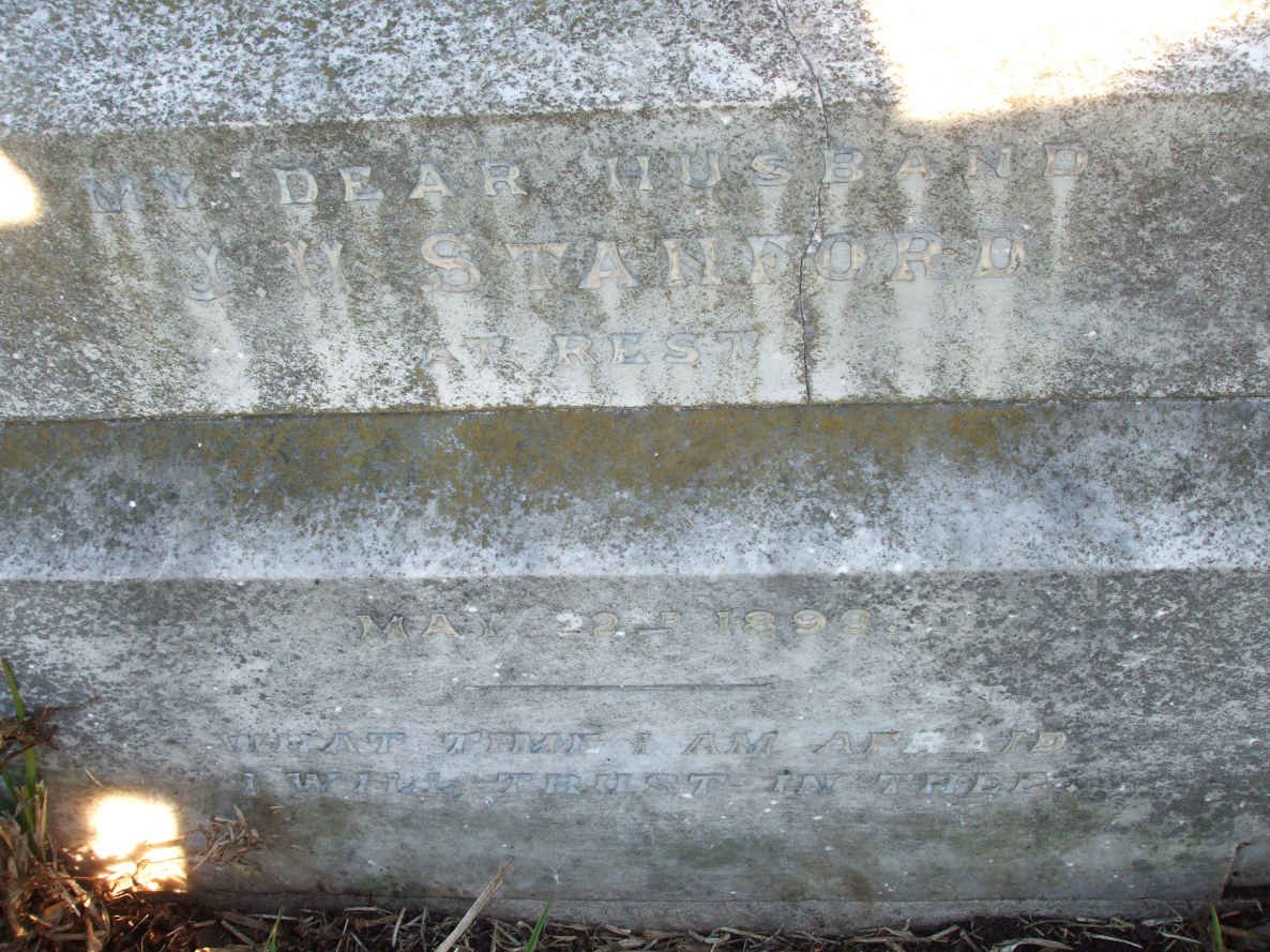 WALTER Joseph -1892 &amp; J.H. STANFORD -189?