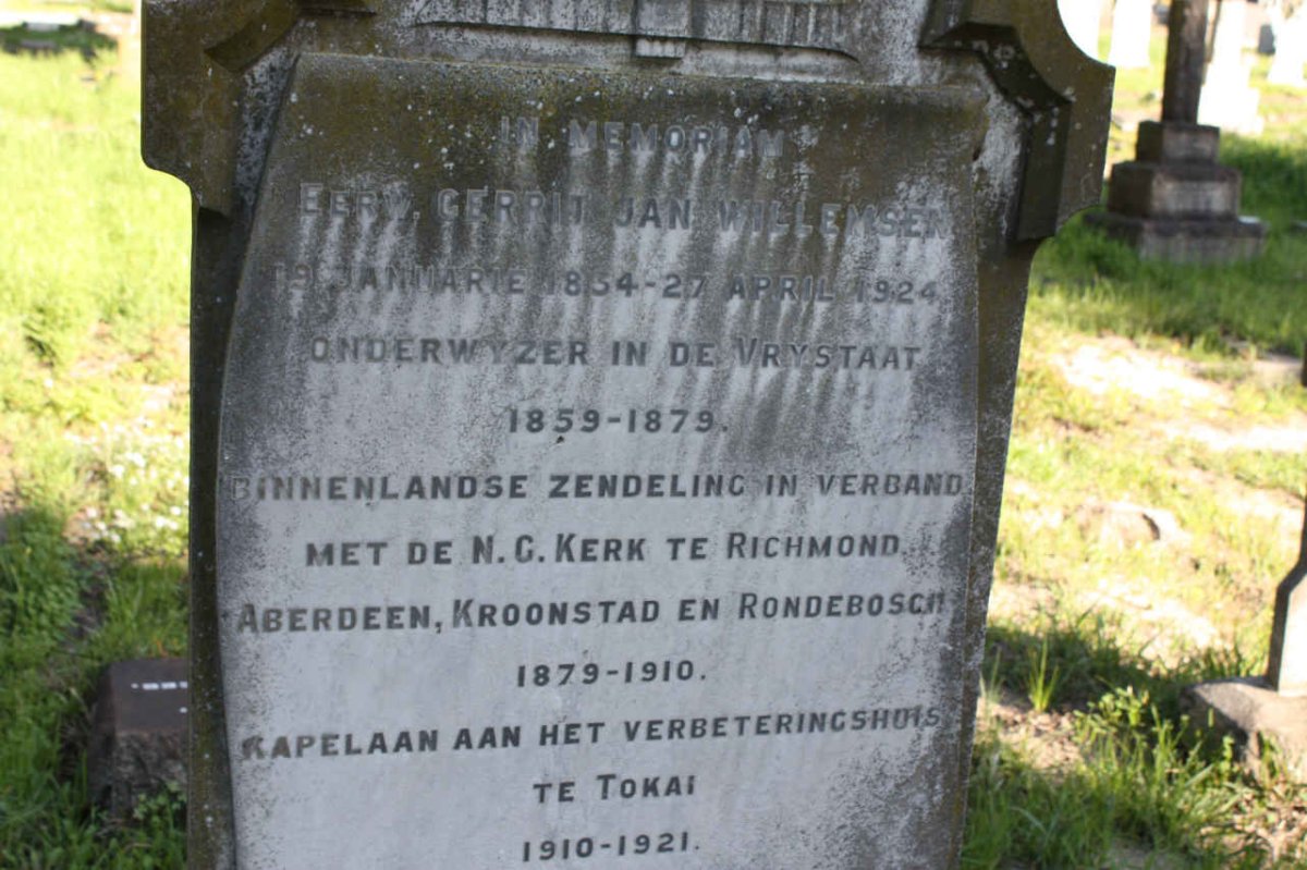 WILLEMSEN Gerrit Jan 1834-1924
