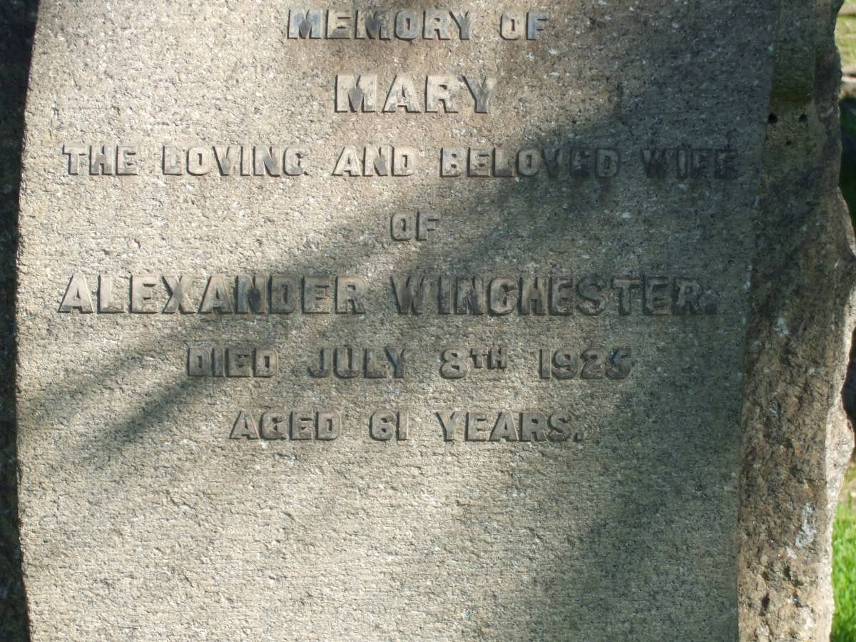 WINCHESTER Mary -1925