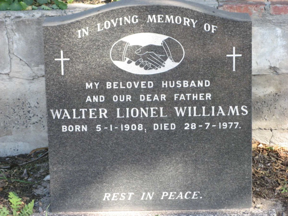 WILLIAMS Walter Lionel 1908-1977