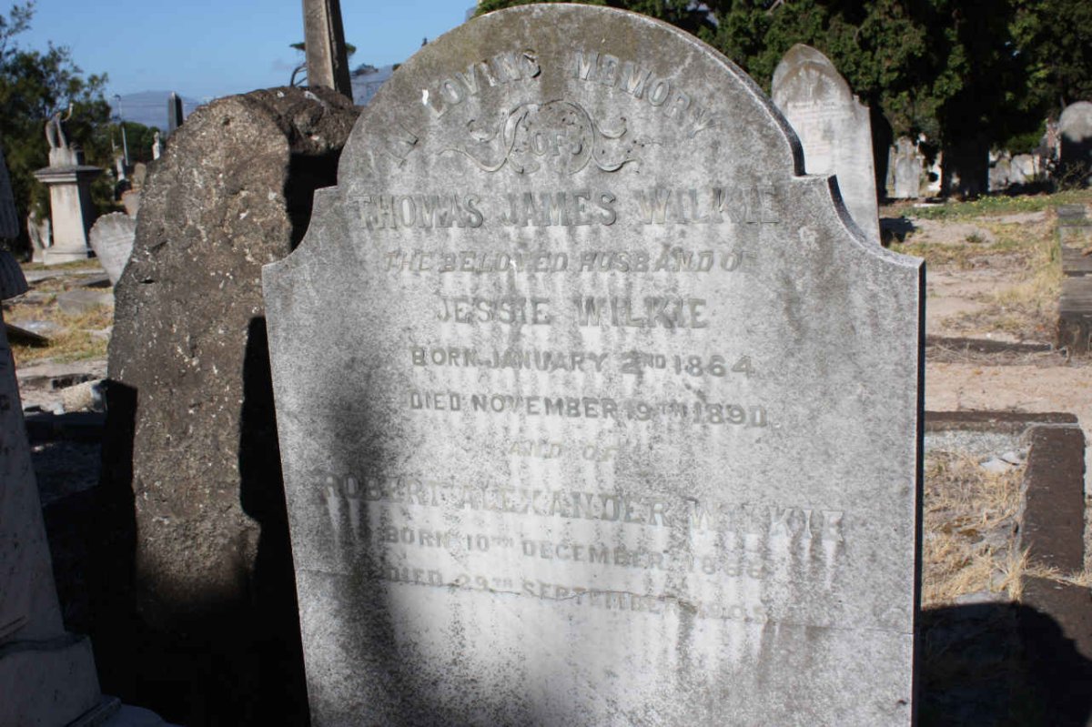 WILKIE Thomas James -1864-1890 :: WILKIE Robert Alexander  1866-1905