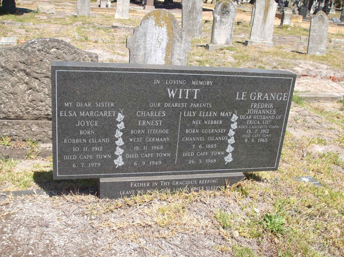 WITT :: WEBBER :: LE GRANGE