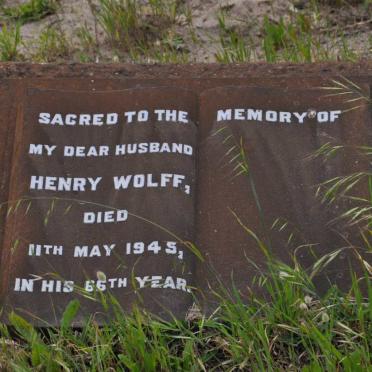 WOLFF Henry -1945