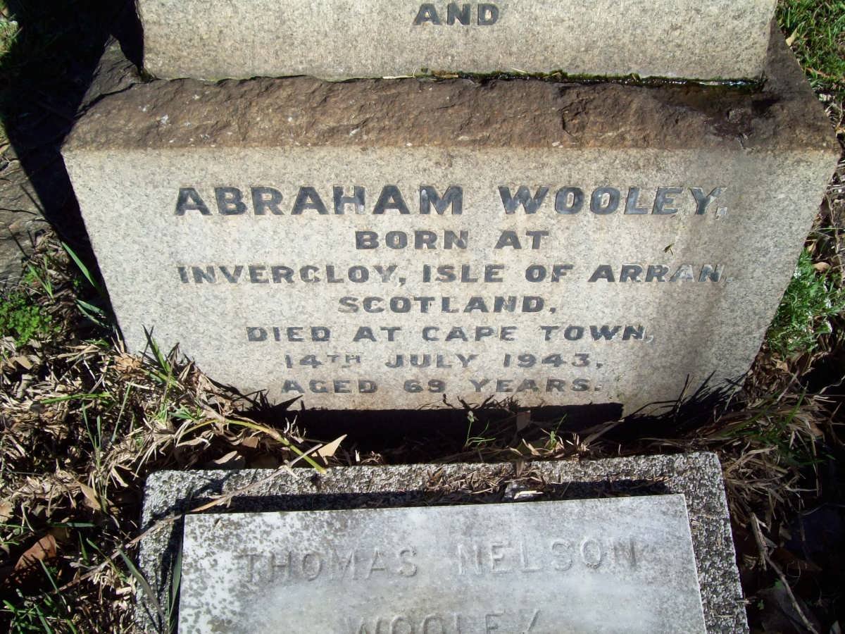 WOOLEY Abraham -1943