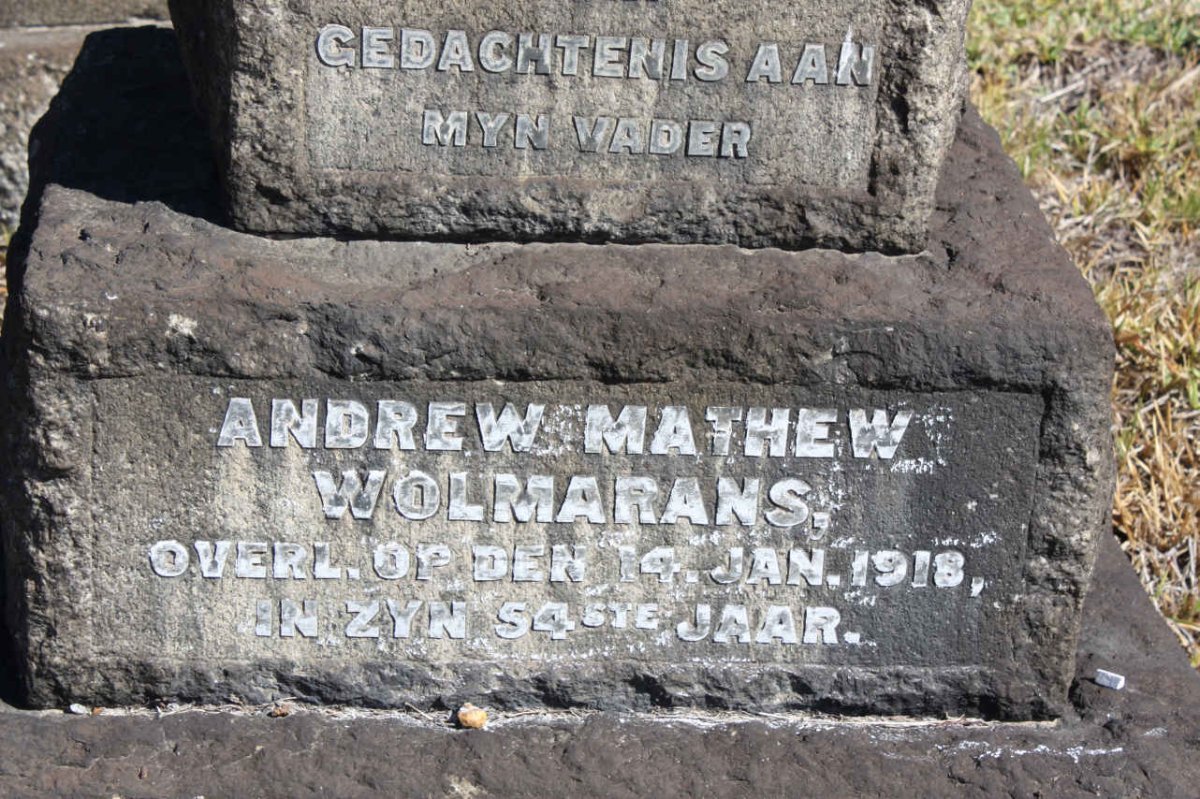 WOLMARANS Andrew Mathew -1918