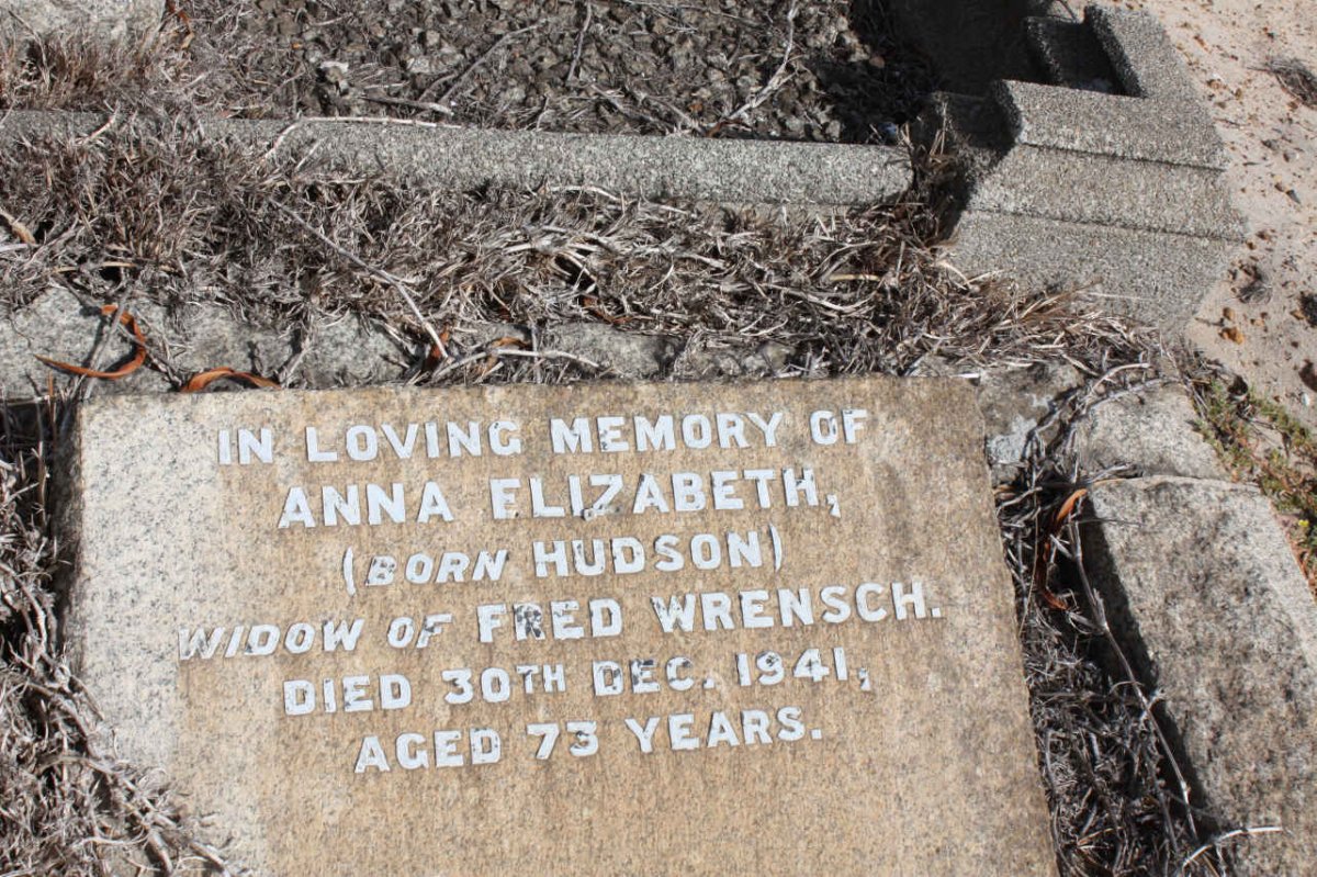 WRENSCH Anna Elizabeth nee HUDSON -1941