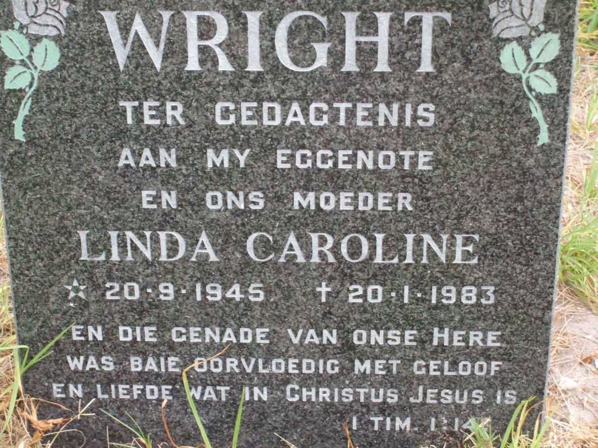 WRIGHT Linda Caroline 1945-1983