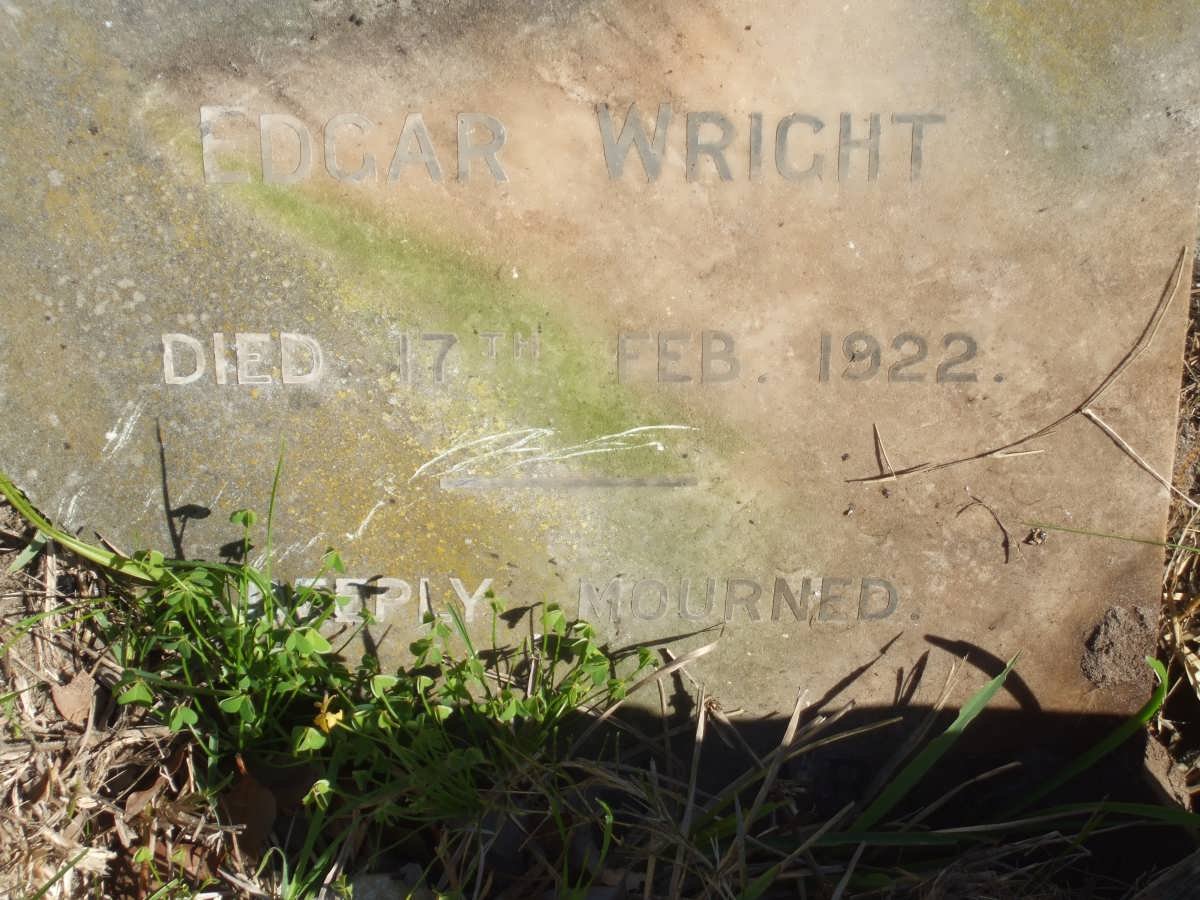 WRIGHT Edgar -1922