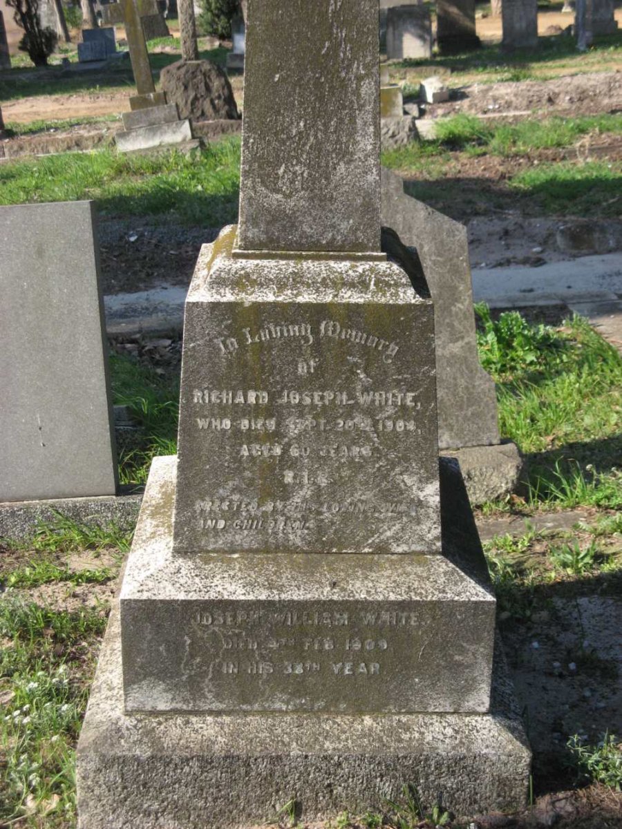 WHITE Richard Joseph -1904 :: WHITE Joseph William -1909