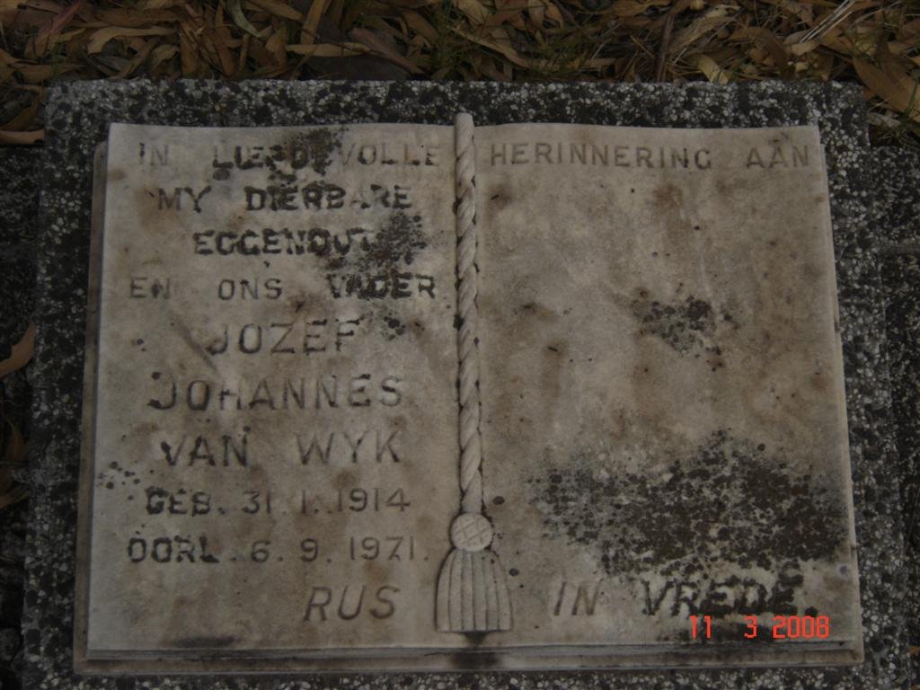 WYK Jozef Johannes, van 1914-1971