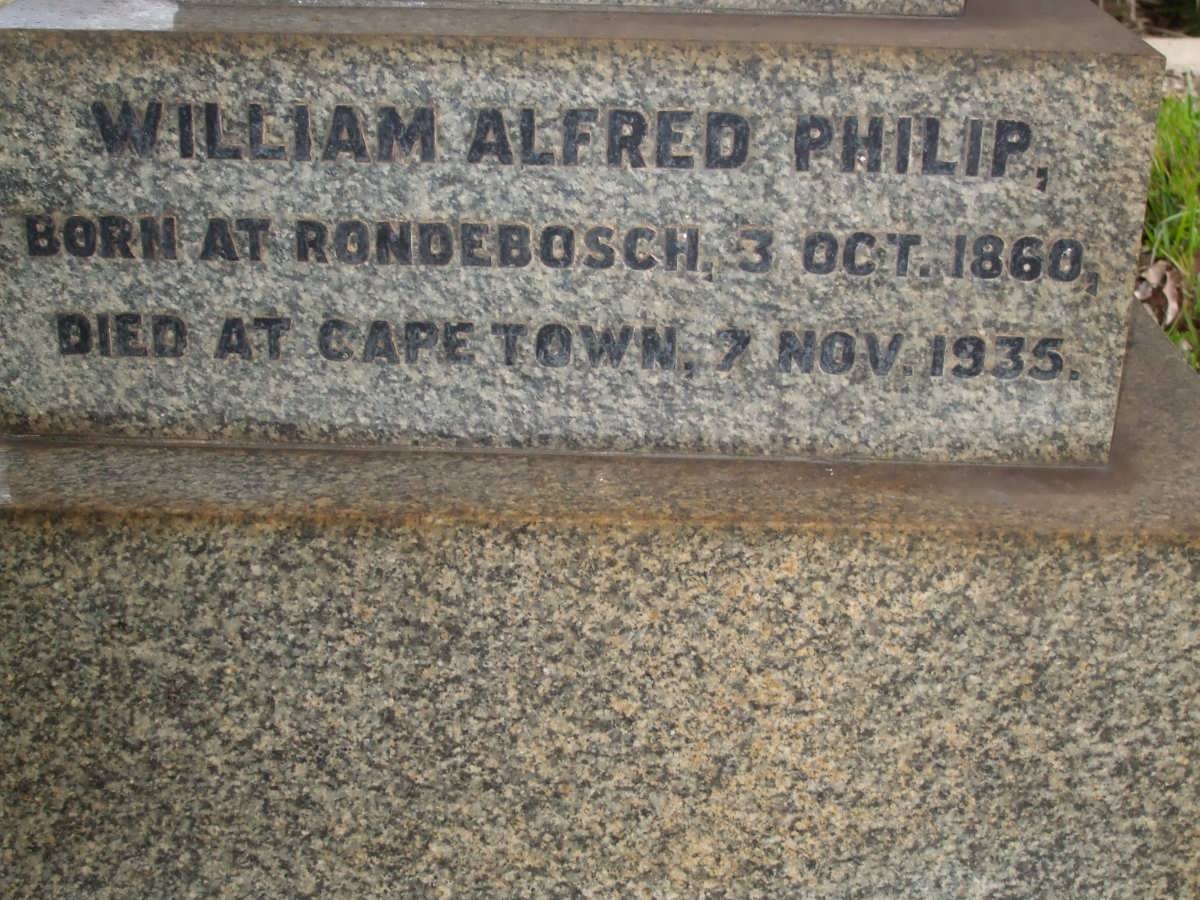 PHILLIP William Alfred 1860-1935