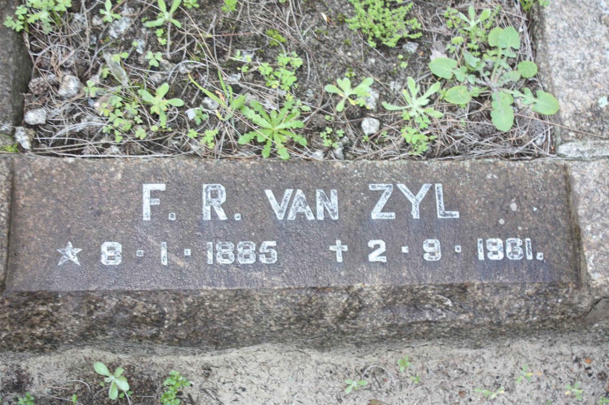 ZYL F.R., van 1885-1961